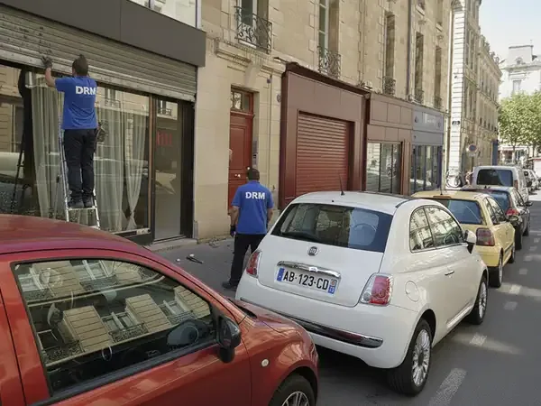 Déblocage de rideau métallique bloqué à Cergy